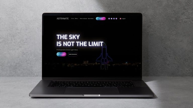 Strona internetowa dla ASTRANATE